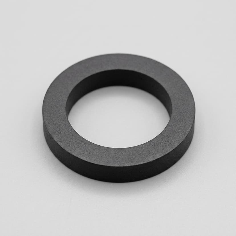 Custom injection molded rare-earth ring