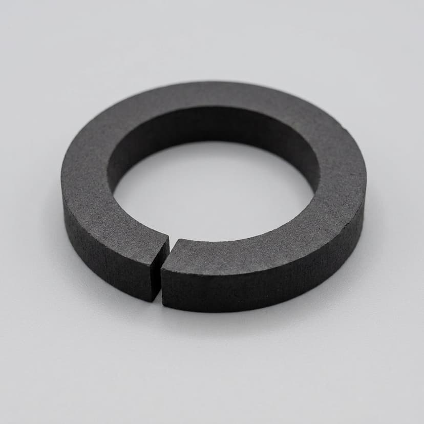 Industrial multipole magnetic ring