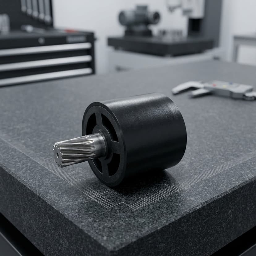 PPS bonded ferrite ring magnet