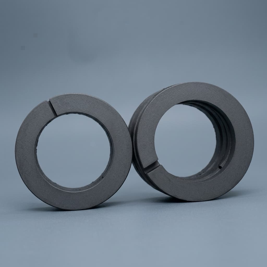 Injection molded magnetic rotor for SmFeN material review