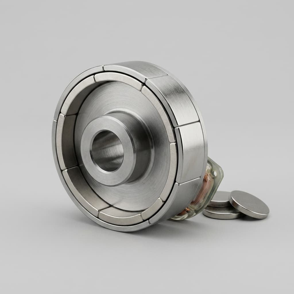 Magnetic angle sensor rotor assembly